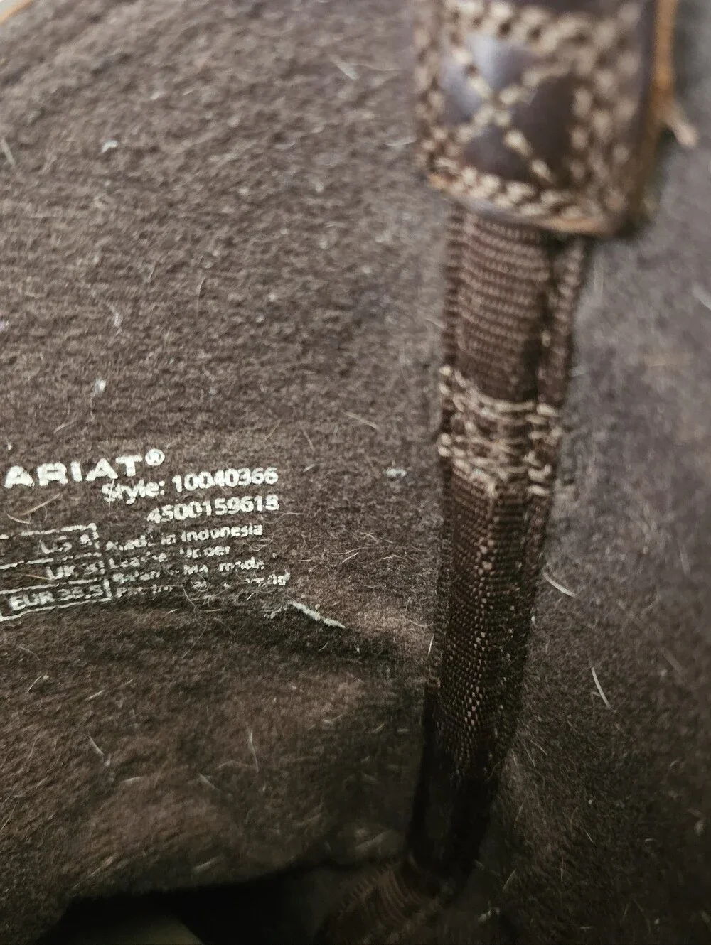 Ariat Kids Size 4 - Anthem Patriot Flag Western Boots Brown Leather 10040366.